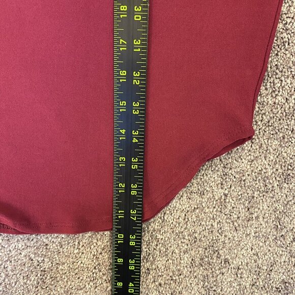 Rue 21 Women's Dress Size M Burgundy Sleeveless Pullover Stretch Knee Length NWT - Picture 10 of 12